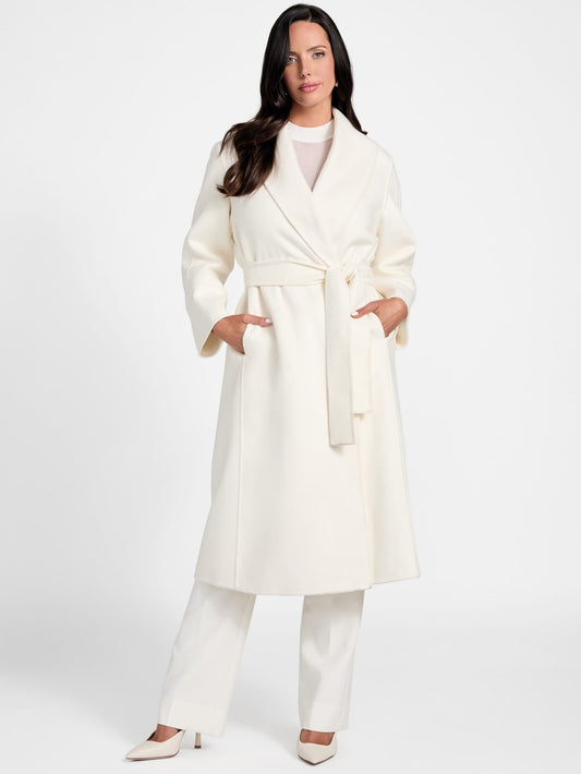 Keera Wool-Blend Coat - Guess