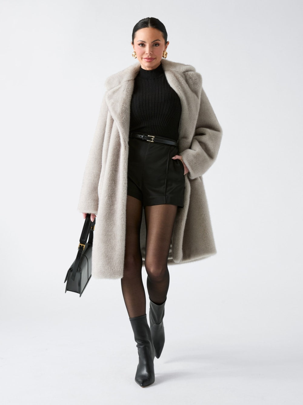 Bianca Faux-Fur Coat - Guess