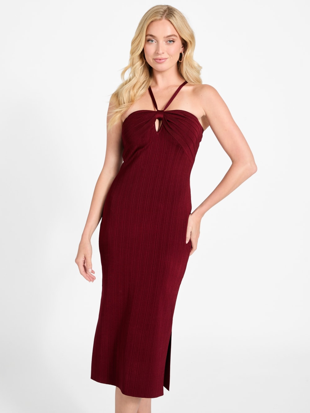 Sofie Keyhole Sweater Dress - Guess