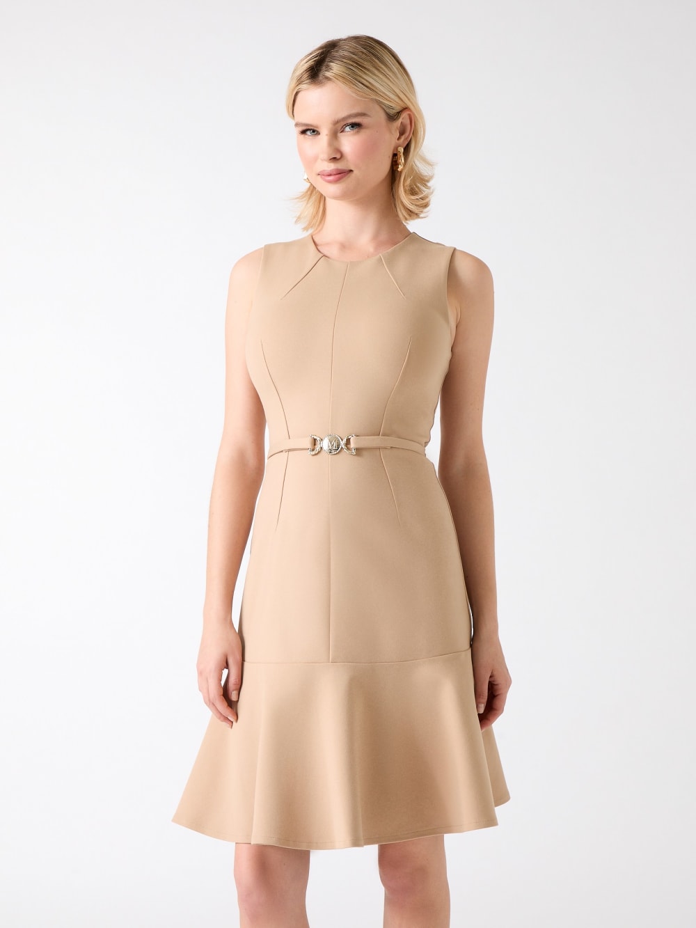 Odette Fit-and-Flare Dress - Guess