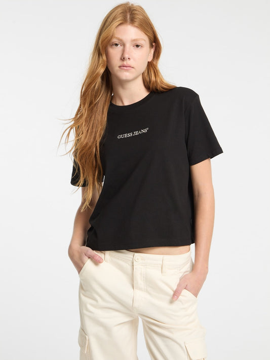 Crewneck Logo Tee - Guess