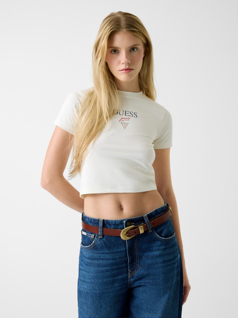 Embroidered logo t-shirt - Guess