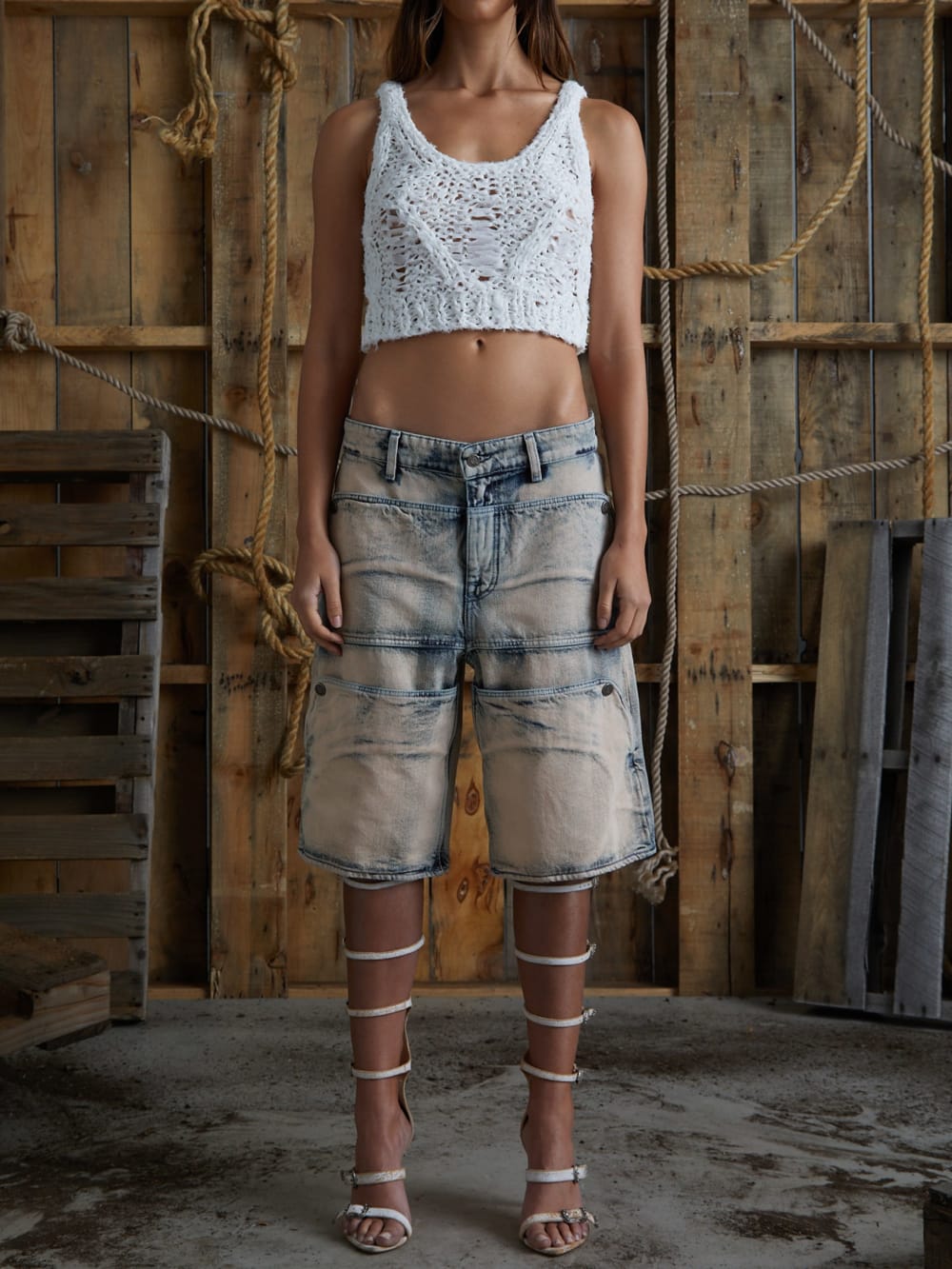 crochet top - Guess