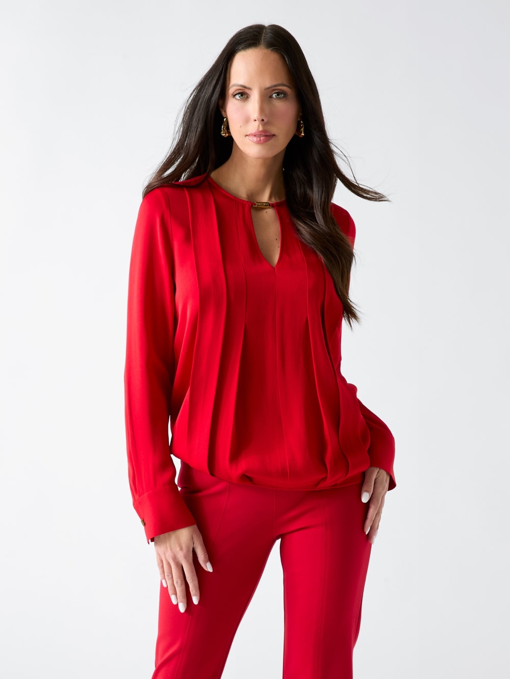 Anita Keyhole Blouse - Guess