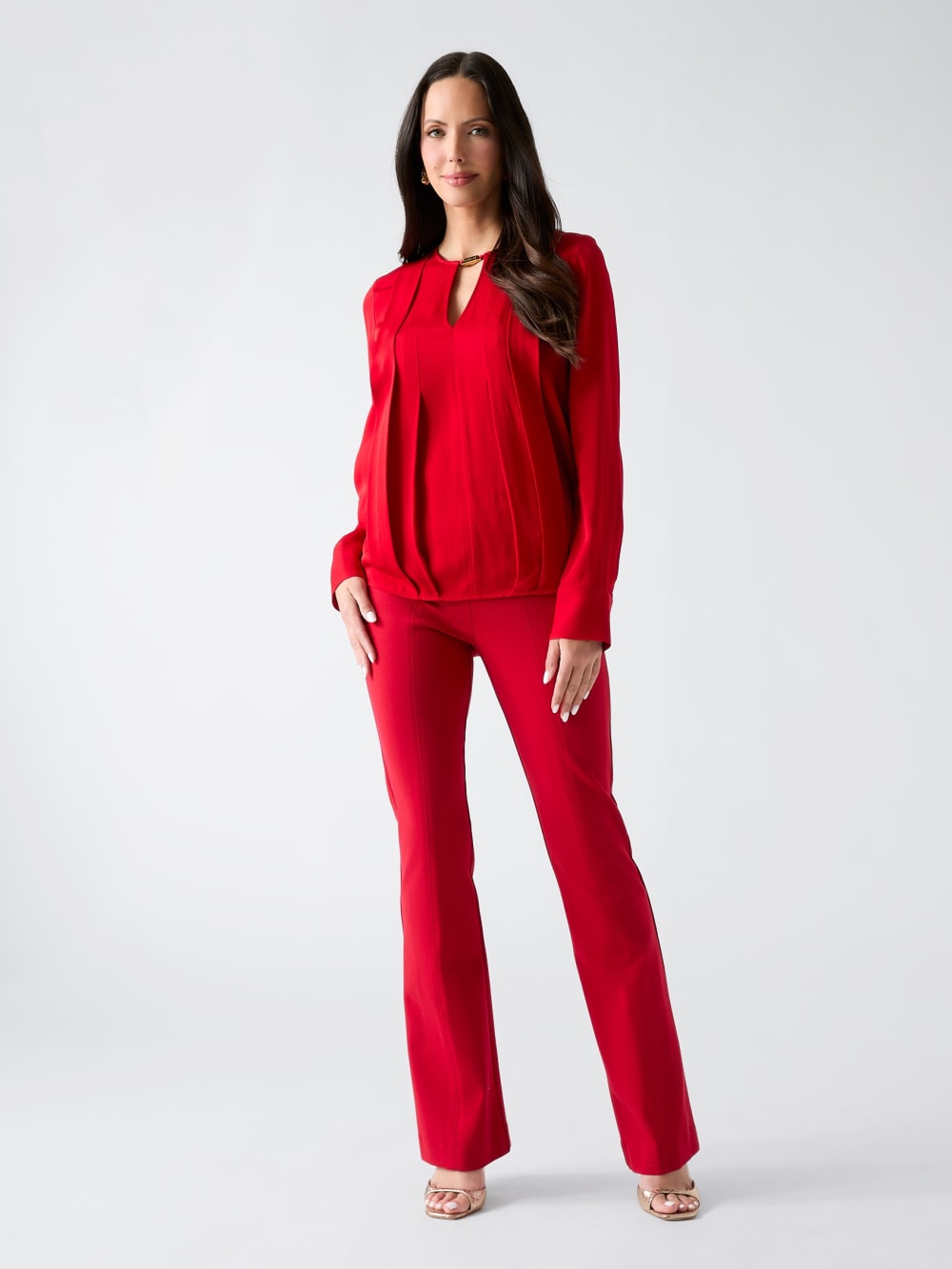 Anita Keyhole Blouse - Guess
