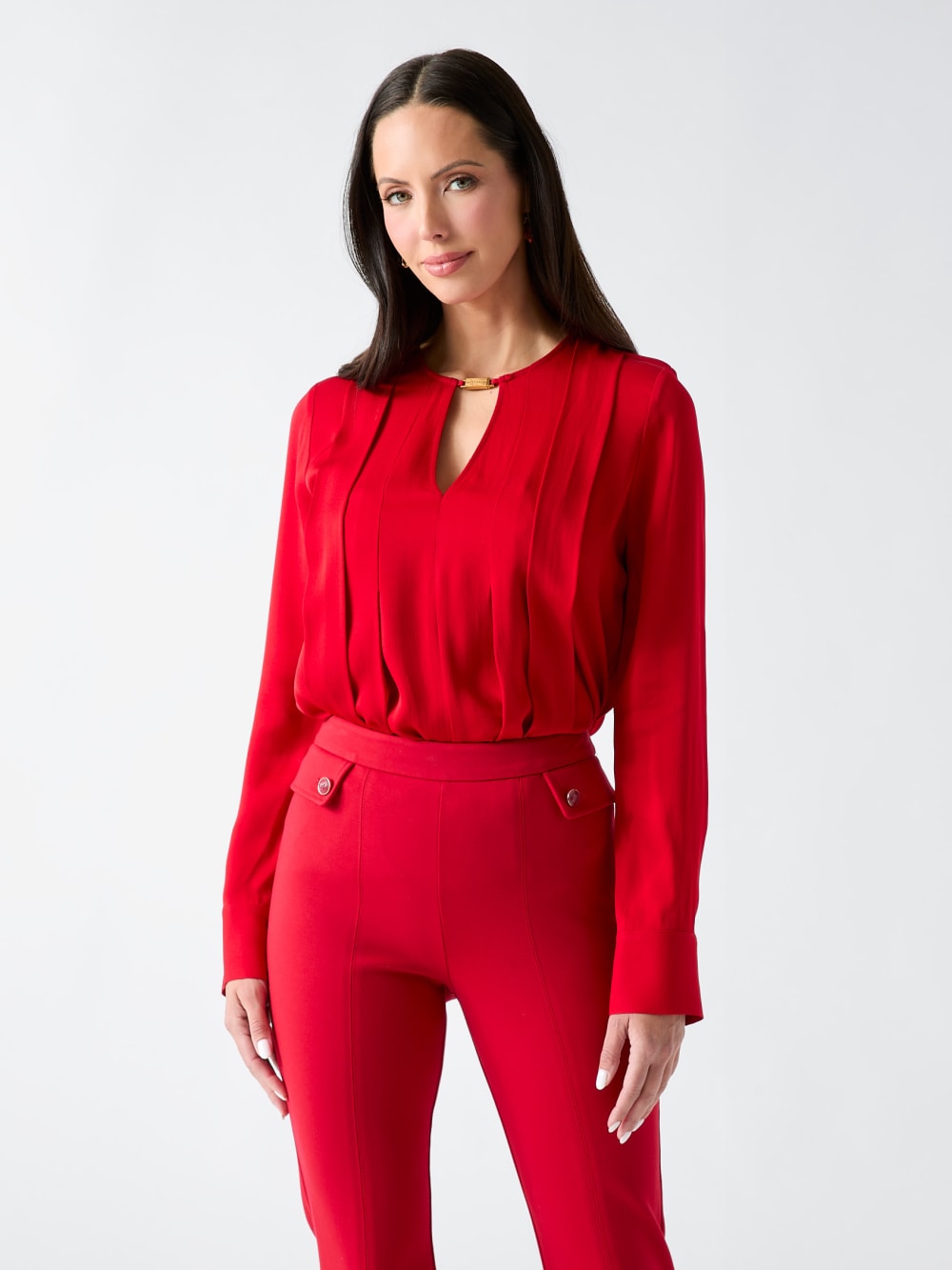 Anita Keyhole Blouse - Guess