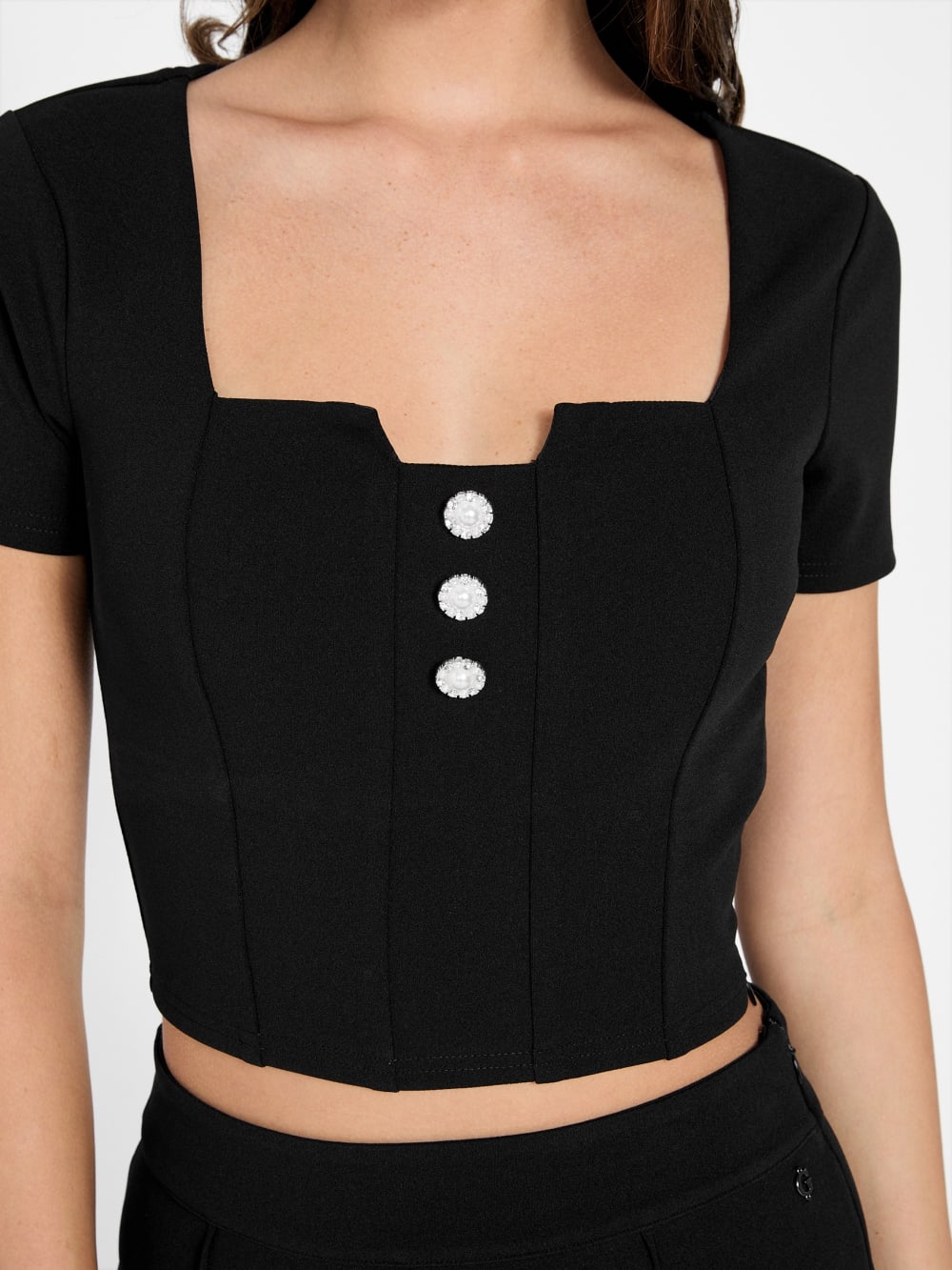 Square neck top - Guess