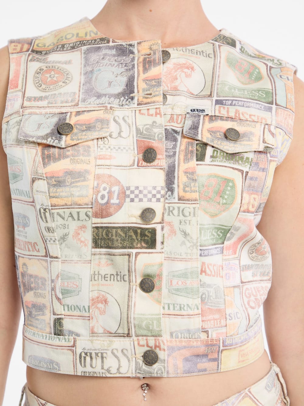 GUESS Originals Denim Top - Guess