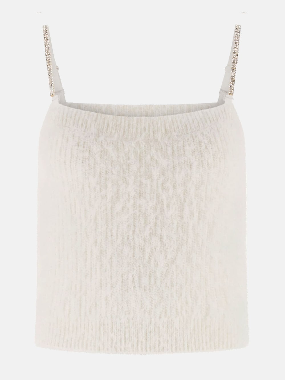 Keyla Fuzzy Sweater Crop Cami - Guess