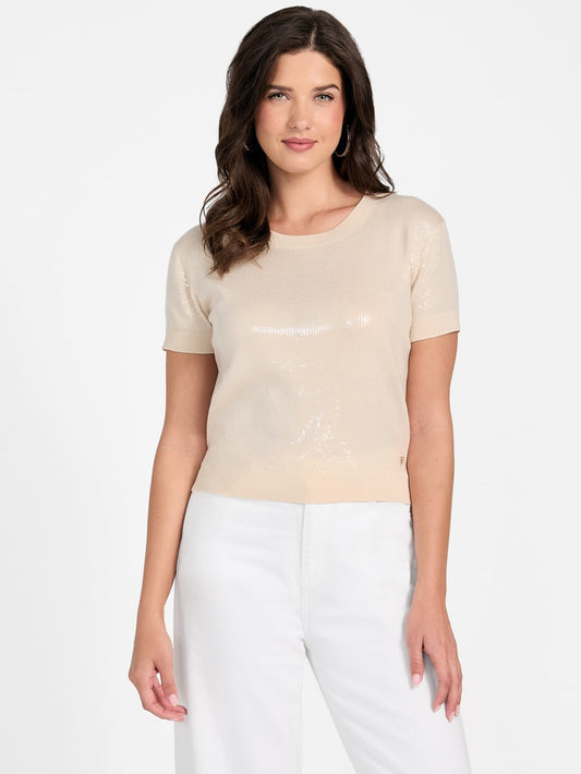 Crewneck Juniper Sequin Sweater - Guess