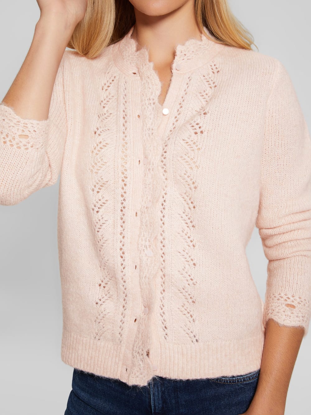 Eco Macie Crochet Cardigan - Guess