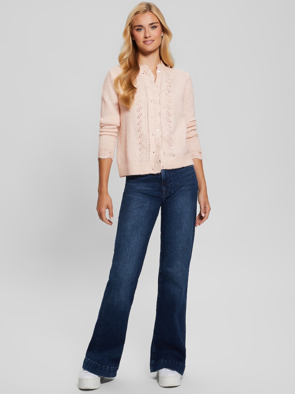 Eco Macie Crochet Cardigan - Guess