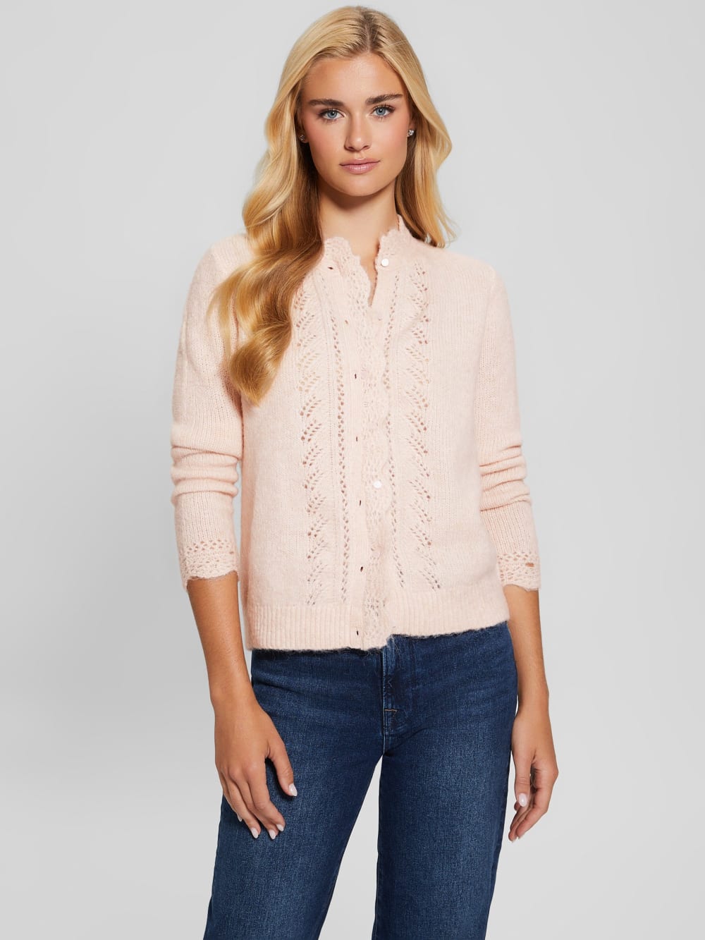Eco Macie Crochet Cardigan - Guess
