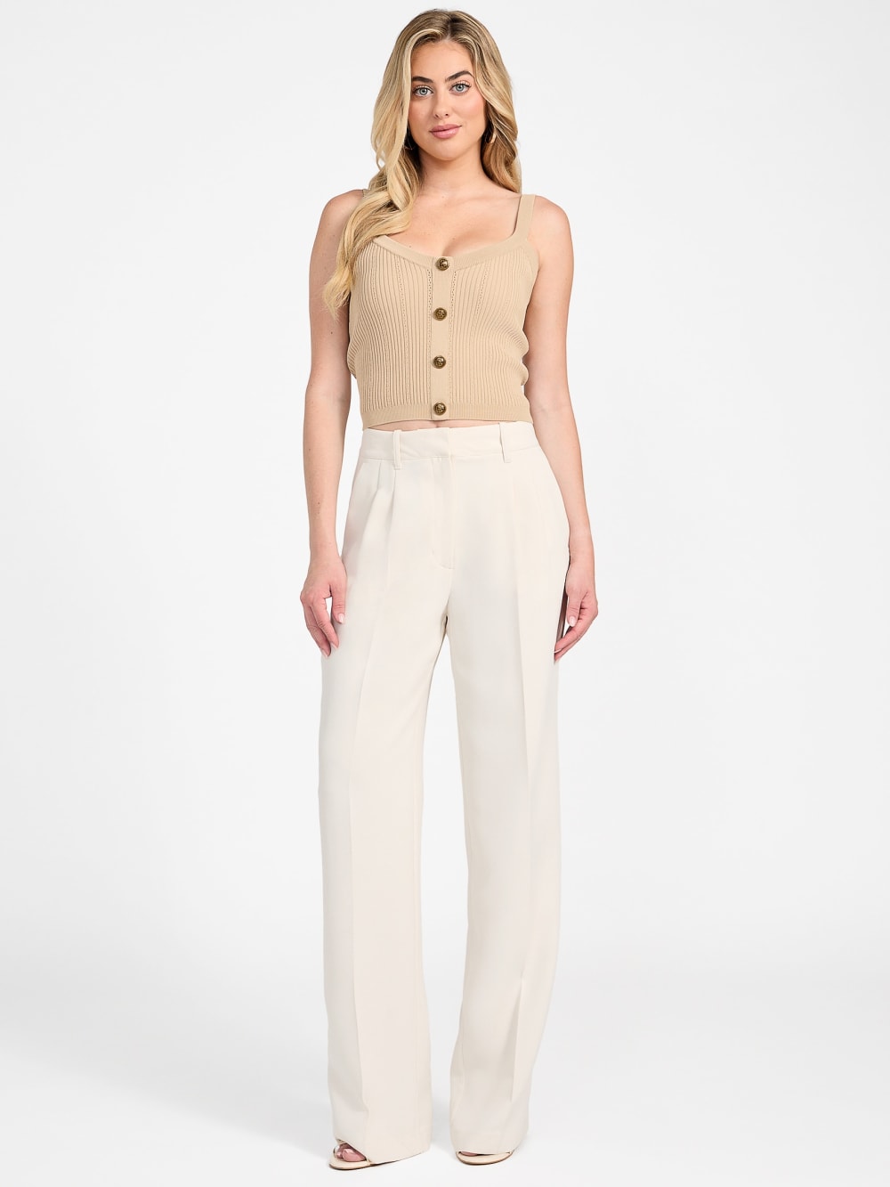 Emmie Sweater Crop Tank - Guess