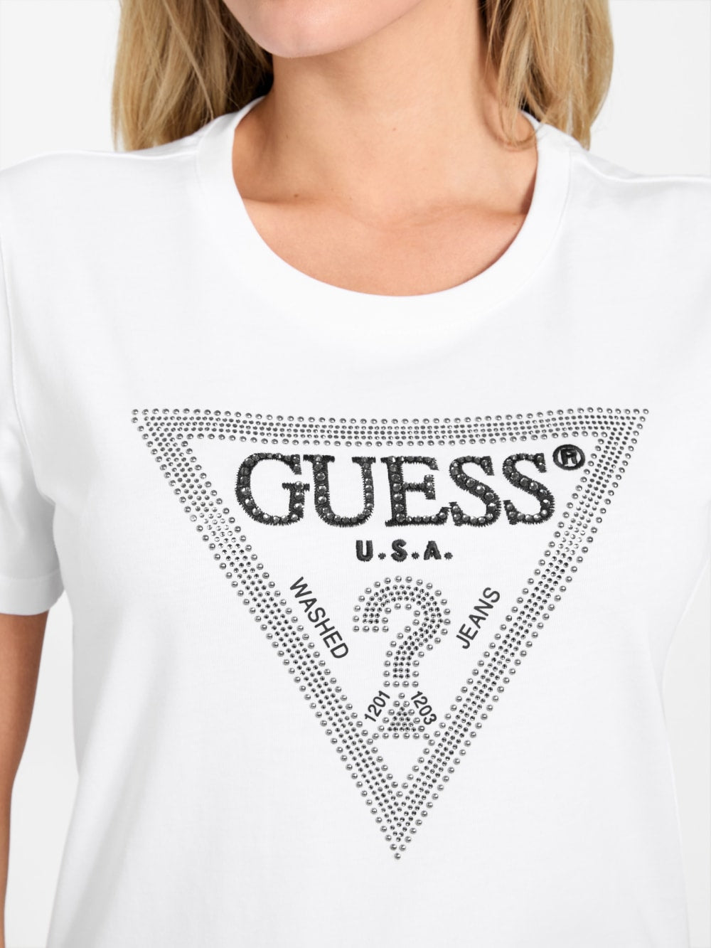 Eco Krystal Triangle Tee - Guess