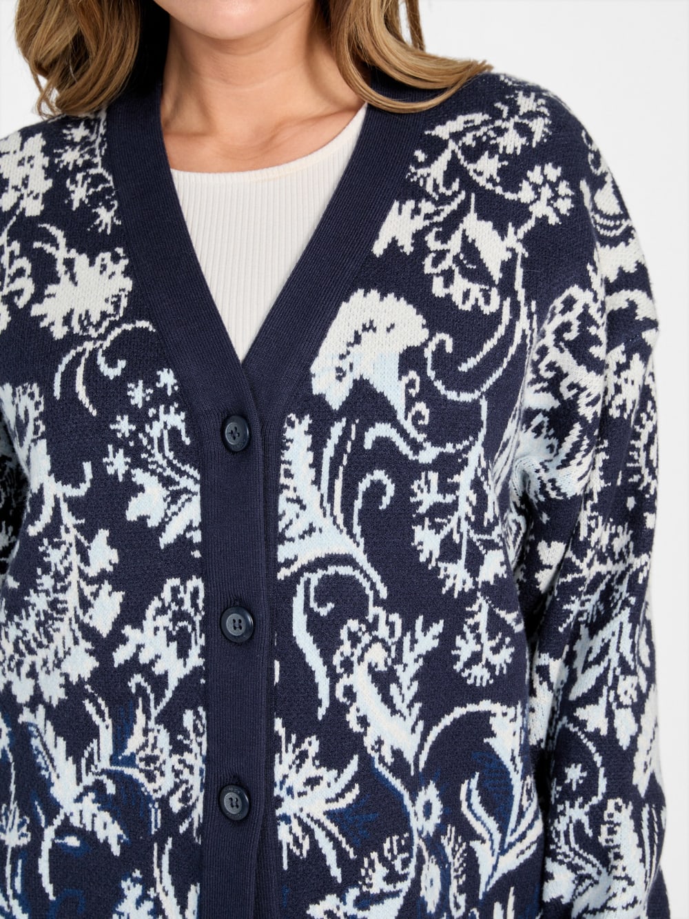 Eco Melinda Jacquard Cardigan - Guess