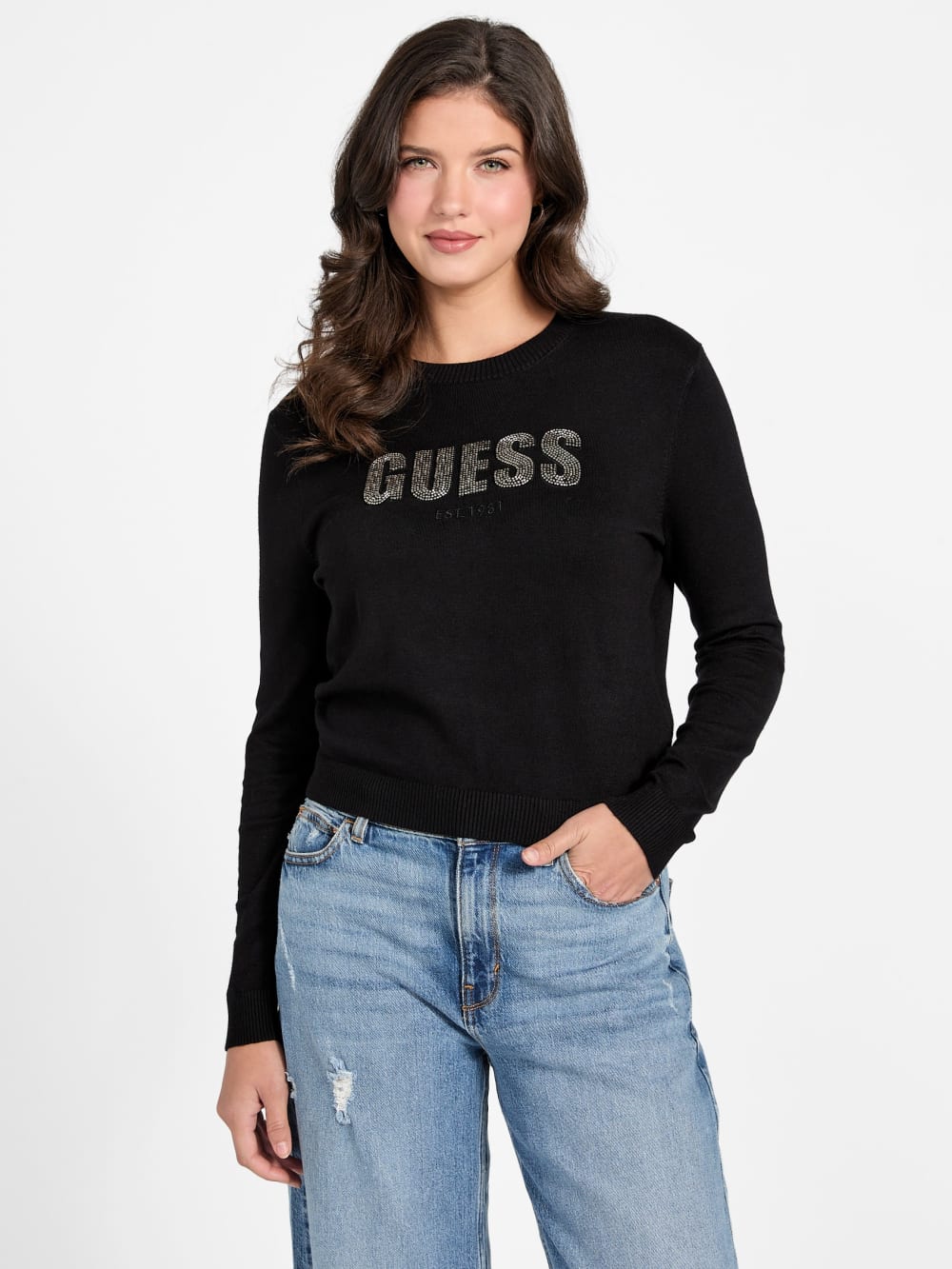 Eco Norah Monogram Sweater - Guess