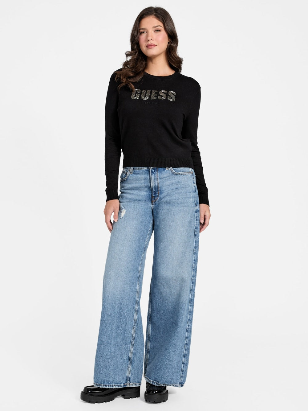Eco Norah Monogram Sweater - Guess