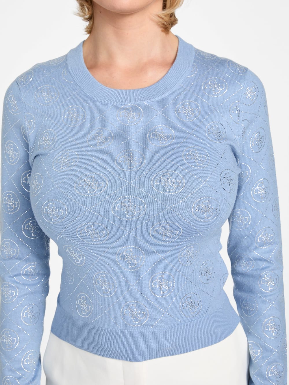 4G Rhinestones sweater - Guess