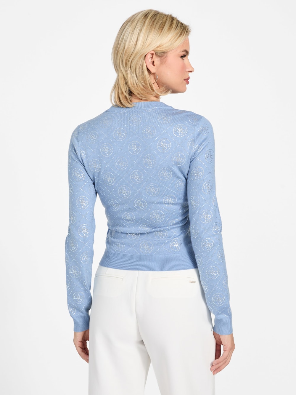 4G Rhinestones sweater - Guess