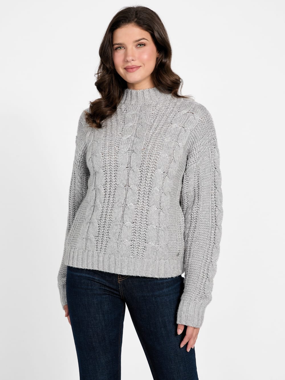 Eco Nathalie Cable-Knit Sweater - Guess