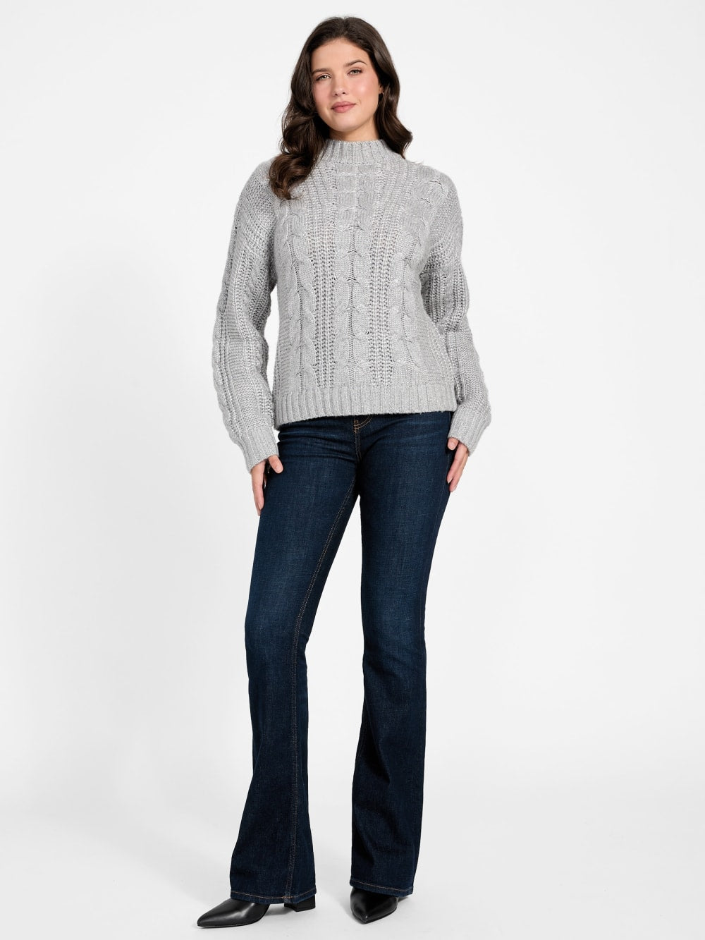Eco Nathalie Cable-Knit Sweater - Guess