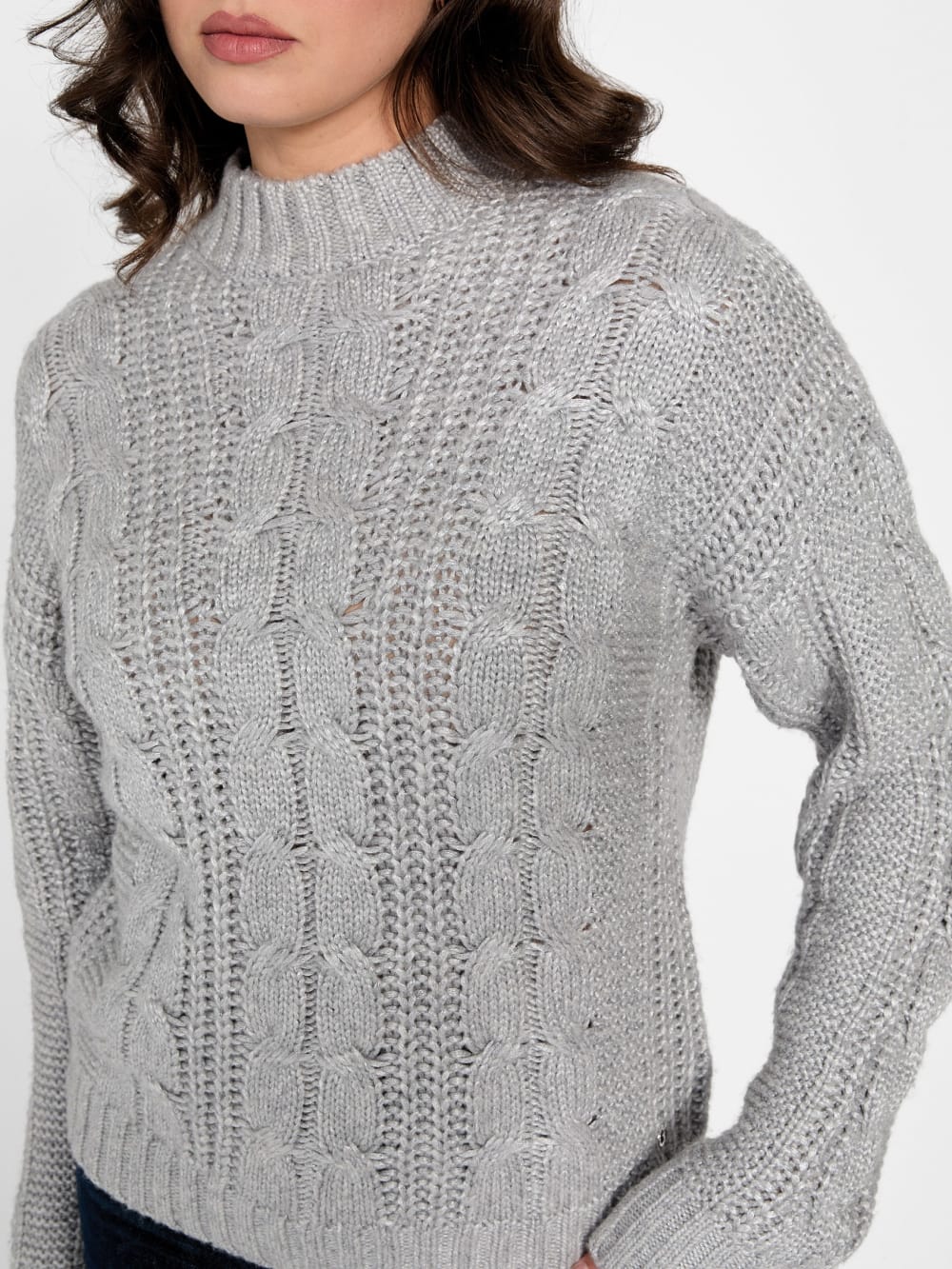Eco Nathalie Cable-Knit Sweater - Guess