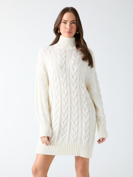 Aida Maxi Cable-Knit Sweater - Guess