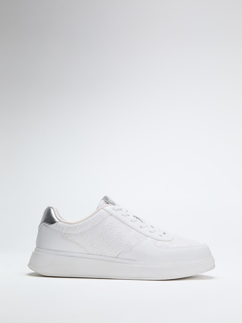 Wulfred Embossed Low-Top Sneakers - Guess