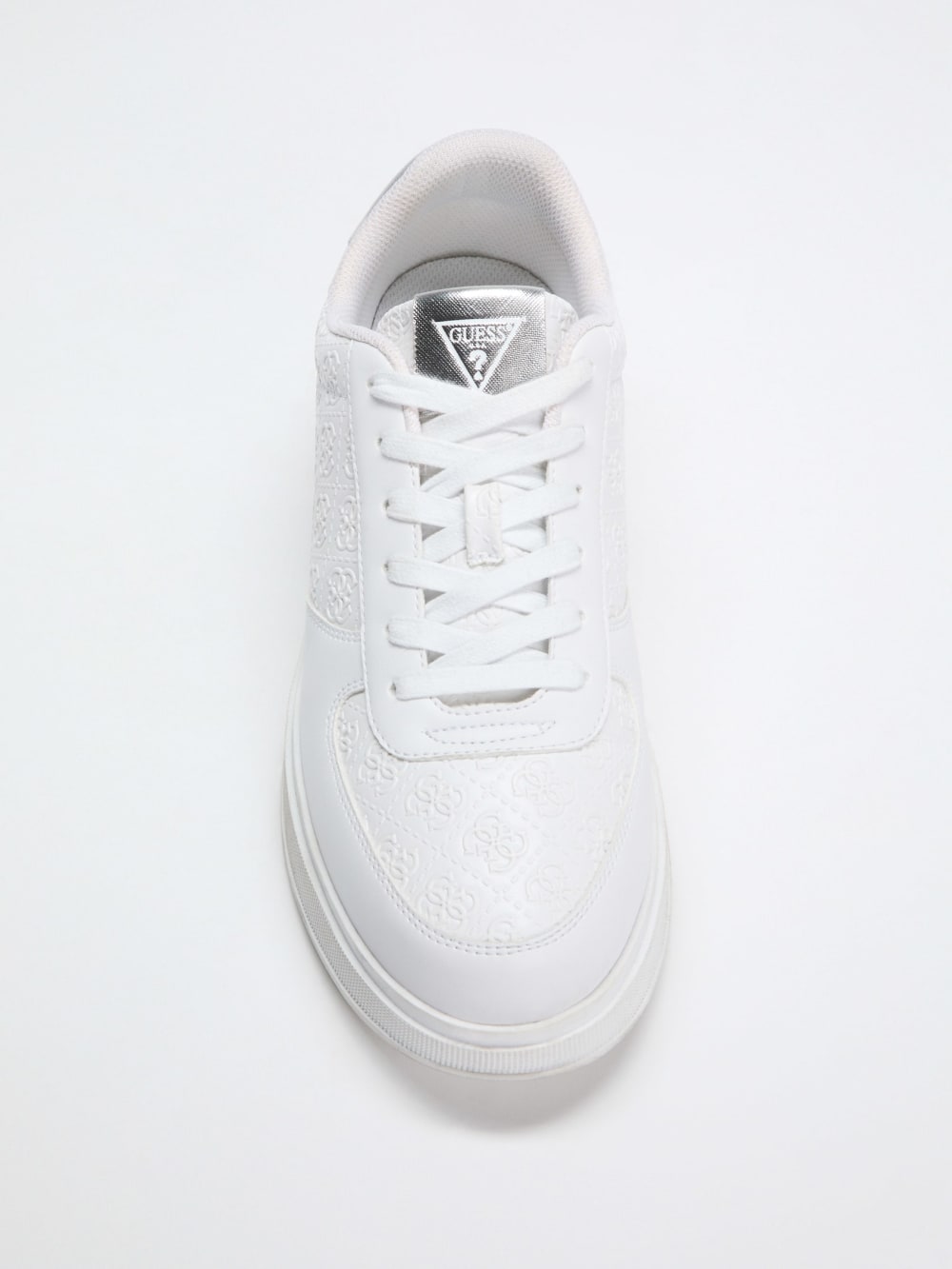 Wulfred Embossed Low-Top Sneakers - Guess