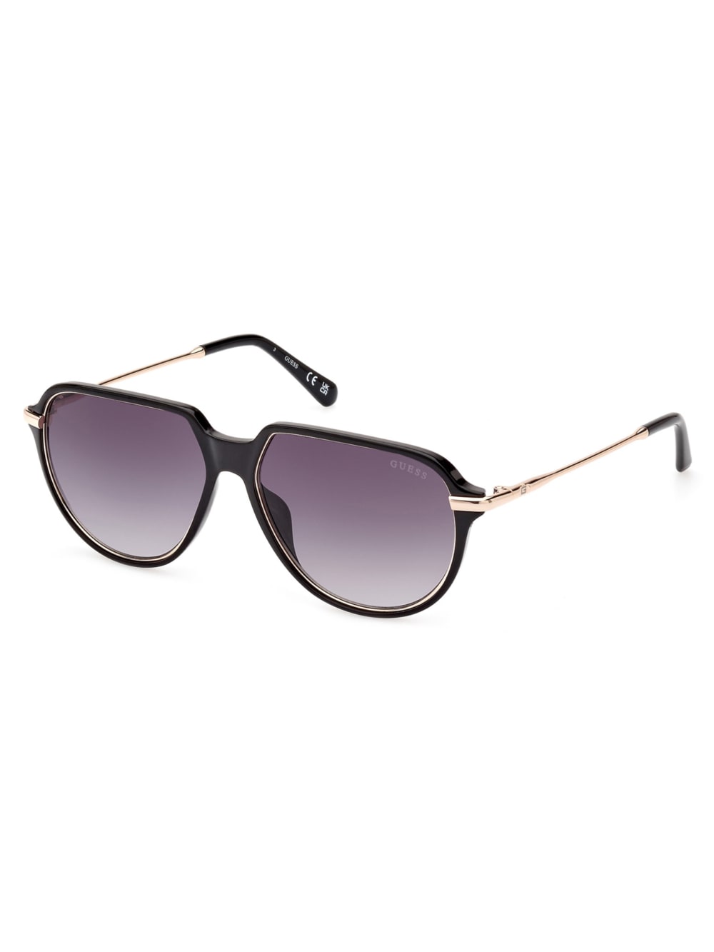 Plastic Aviator Sunglasses - Guess