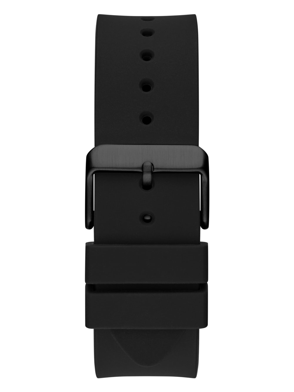 Rose Gold-Tone and Black Silicone Multifunction Watch - Guess