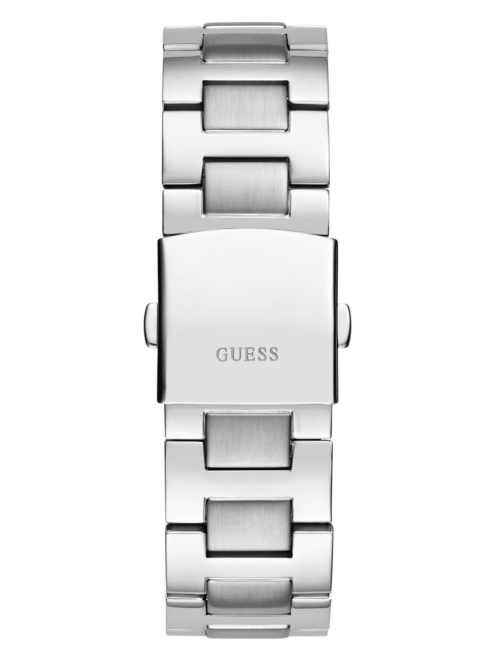Silver-Tone and Black Multifunction Watch - Guess