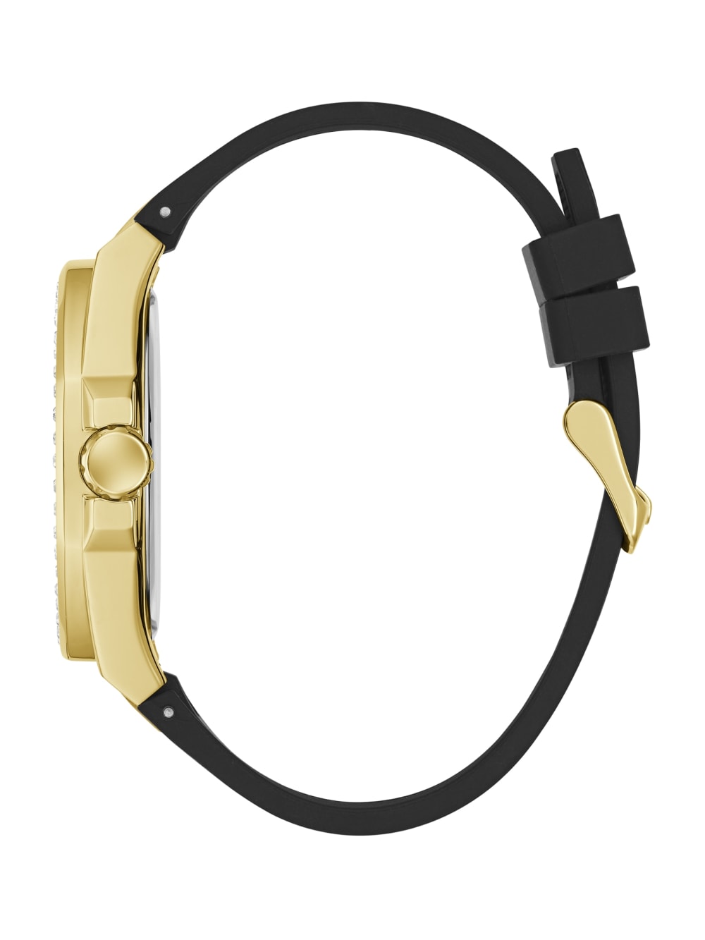 Gold-Tone and Black Multifunctional Watch - Guess