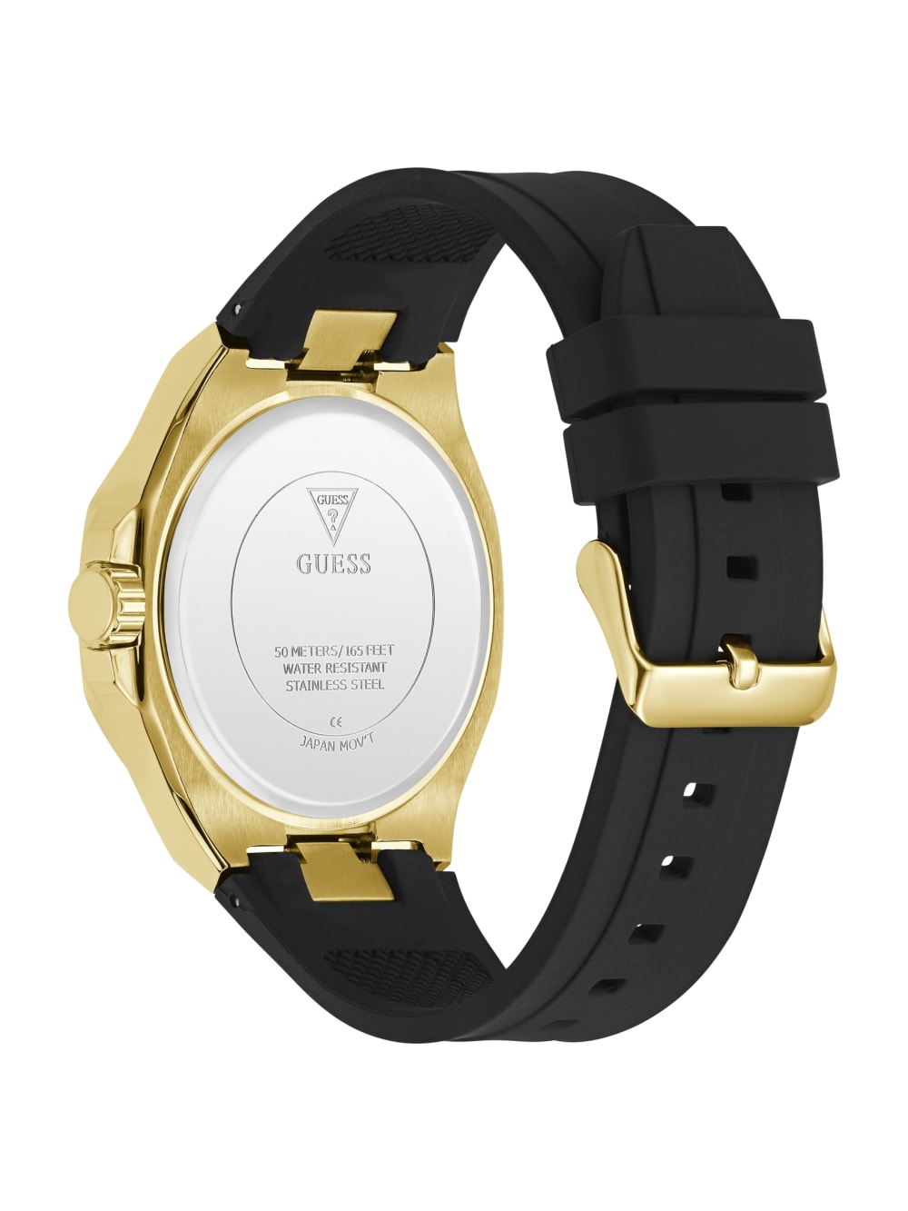 Gold-Tone and Black Multifunctional Watch - Guess