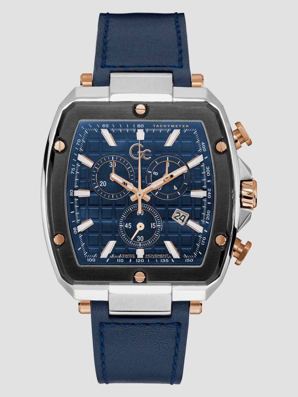 Gc Multi-Tone Chronograph Watch - Guess