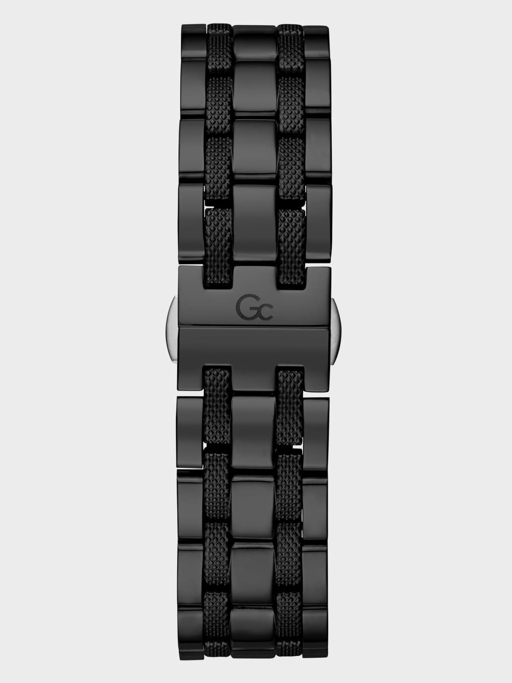 Gc Black and Rose Gold-Tone Chronograph Watch - Guess