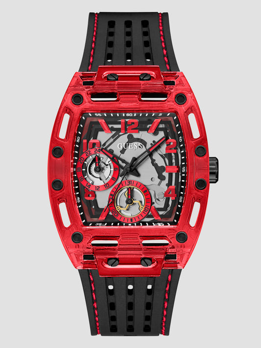 Red Chronograph Watch - Guess