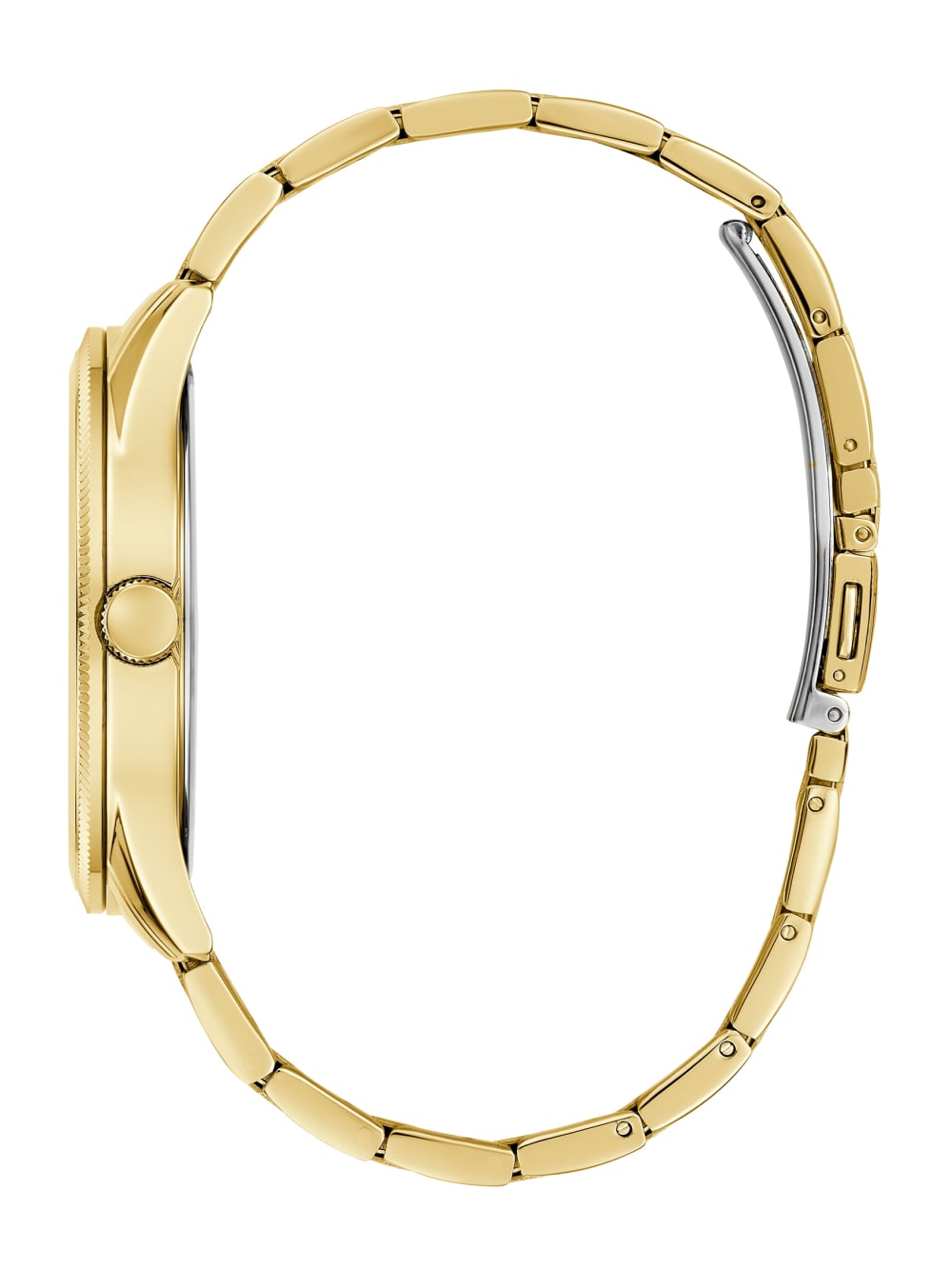 Gold-Tone and Green Analog Watch - Guess