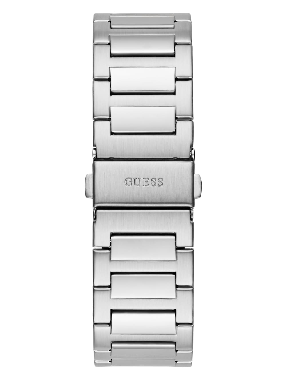 Silver-Tone and Green Analog Watch - Guess