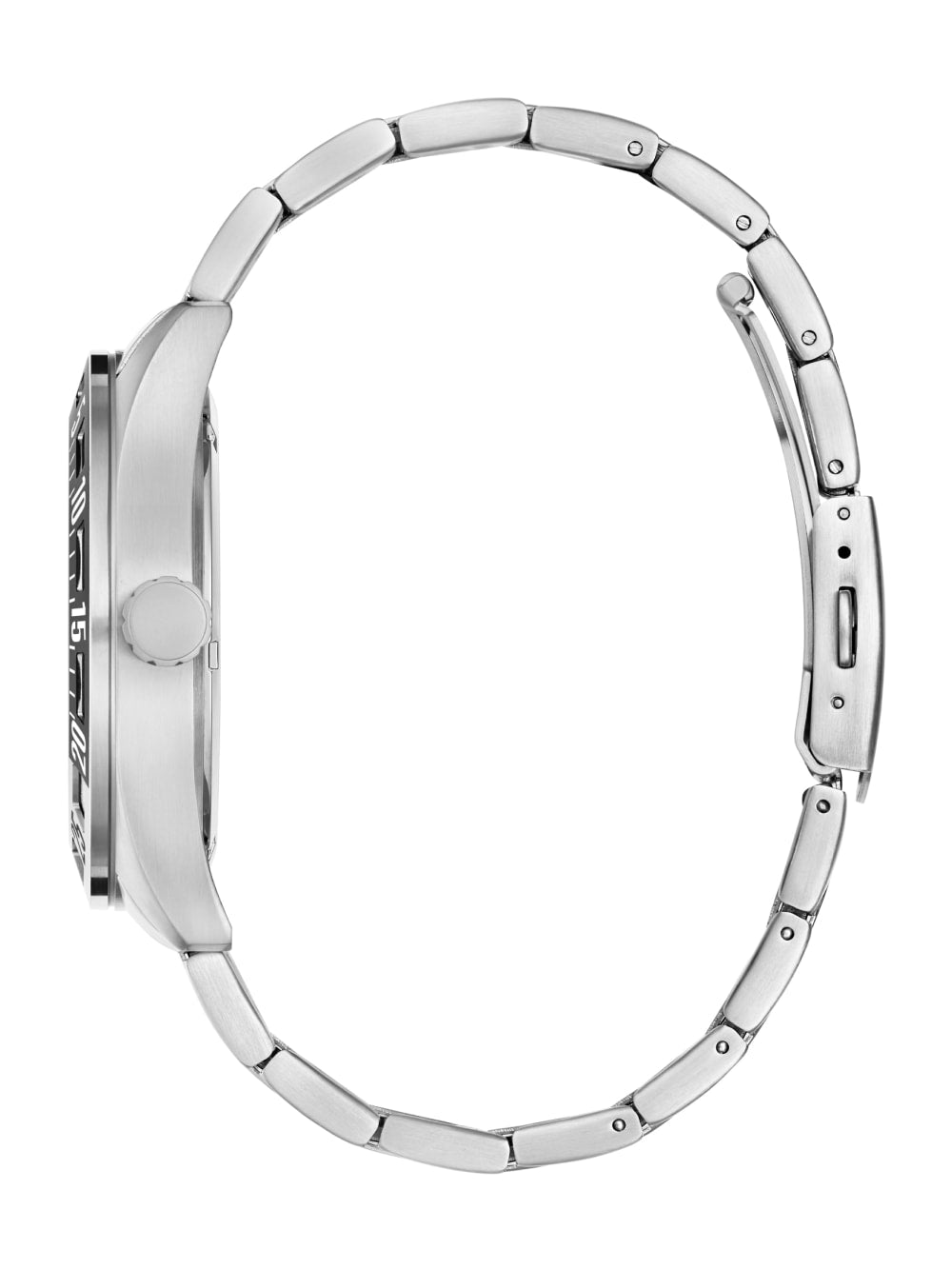 Silver-Tone and Black Multifunction Watch - Guess