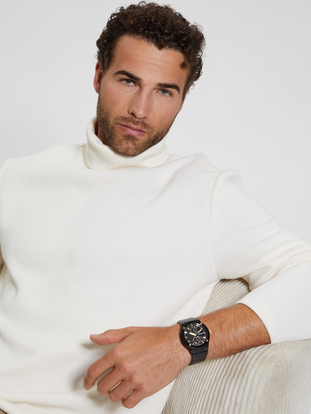 Black Multifunction Watch - Guess