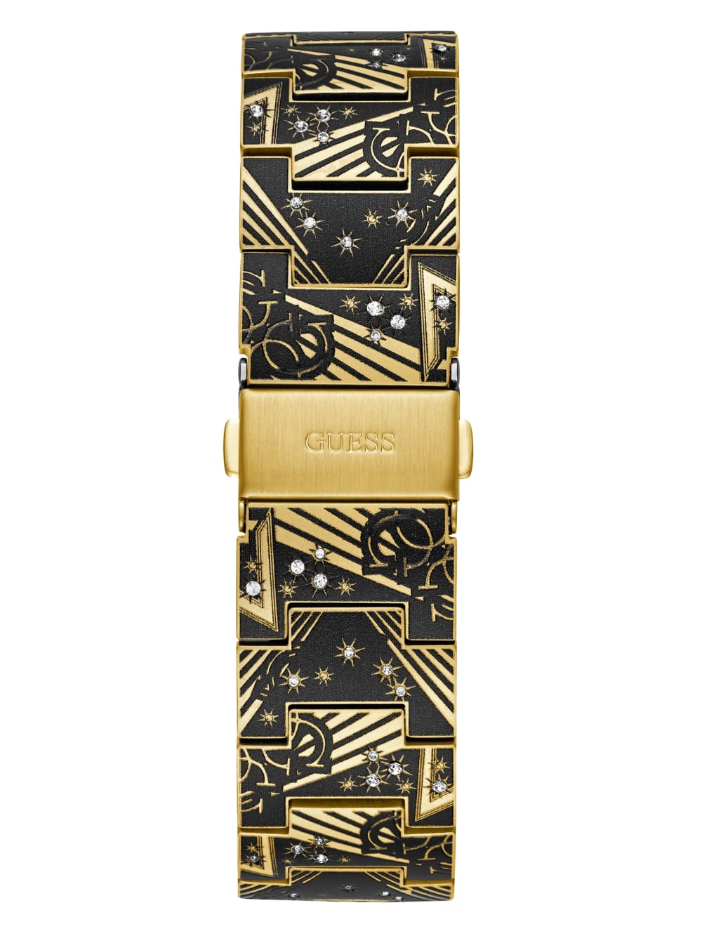 Printed Gold-Tone Analog Watch - Guess
