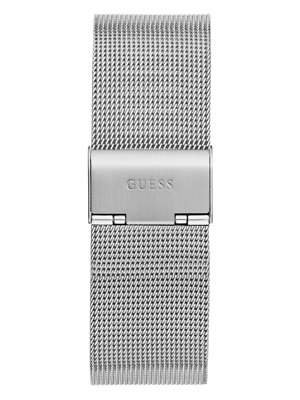 Silver-Tone and Green Analog Watch - Guess