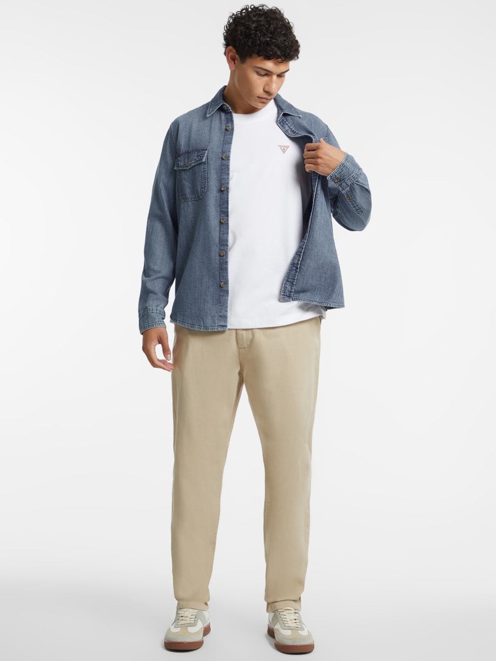 Classic Long-Sleeve Denim Shirt - Guess