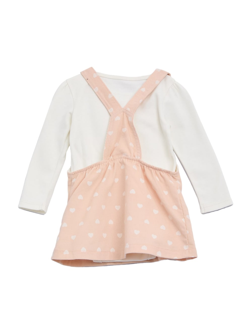 Eco Hearts Bodysuit and Corduroy Skirtall Set (0-24M) - Guess