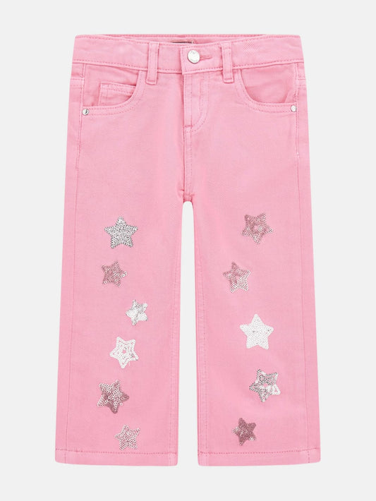 Sequined Wide Leg Pants (2-7) - Guess
