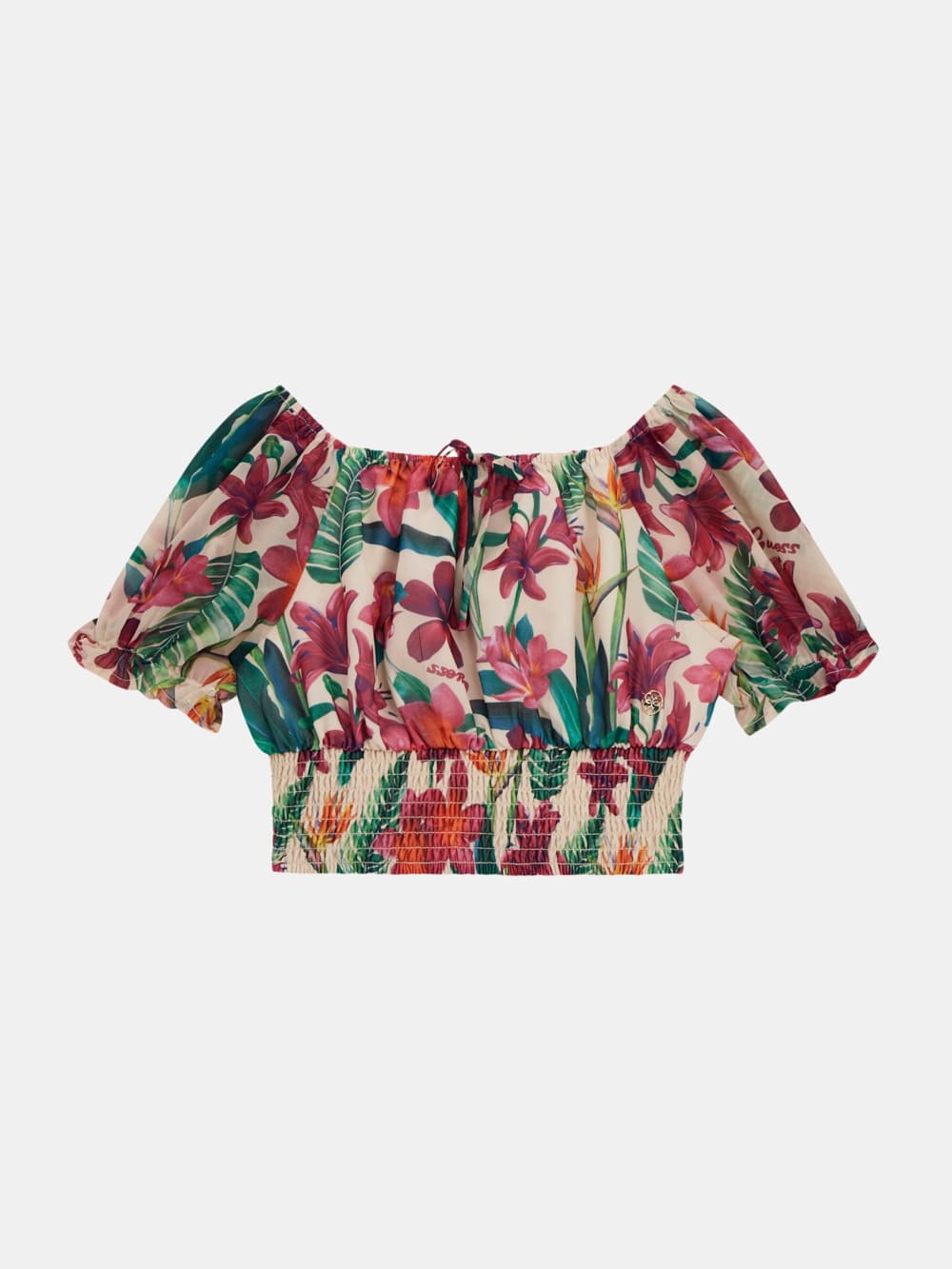 Chiffon Floral Top (7-16) - Guess