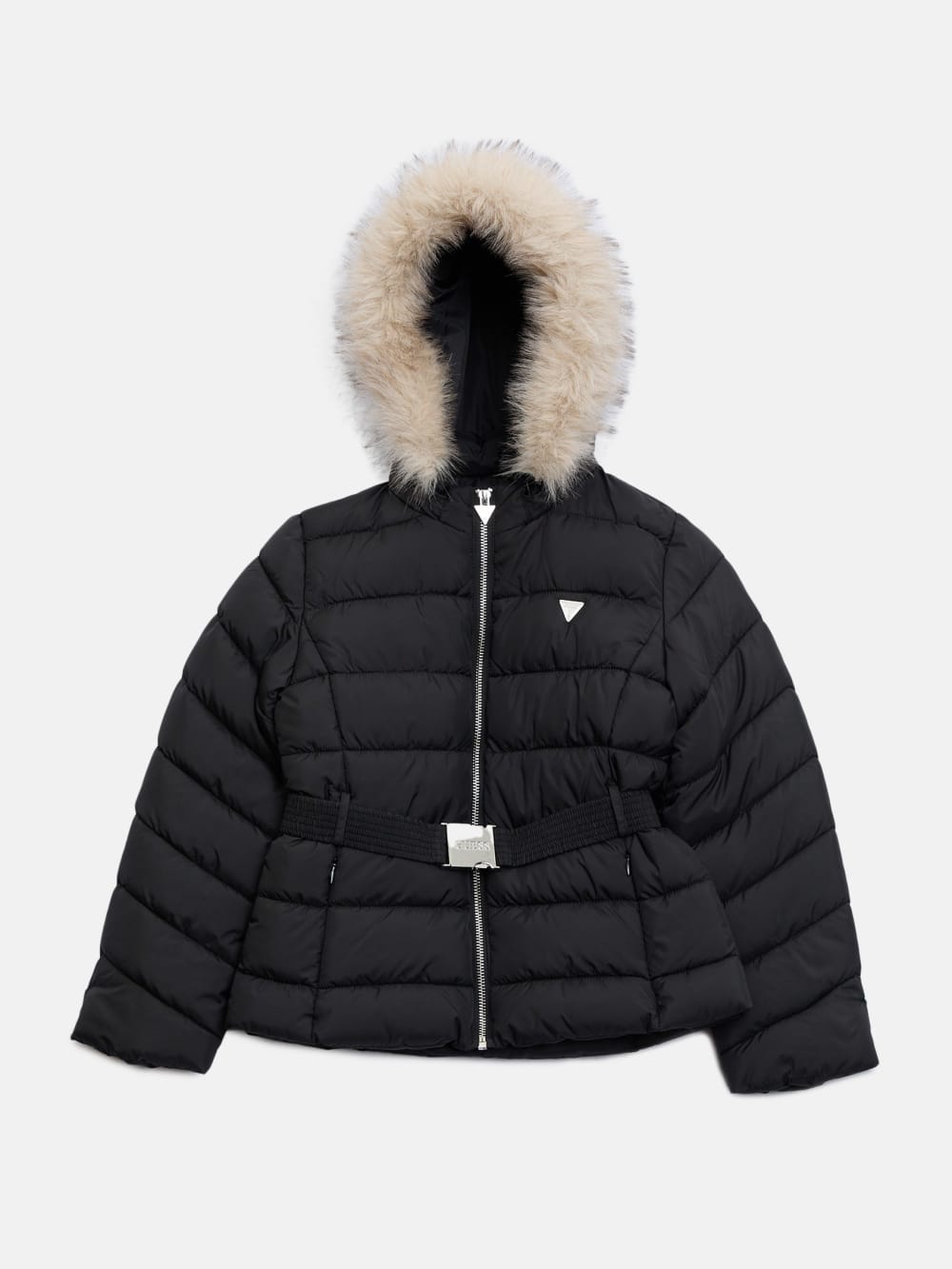 Evelyn Matte Puffer Jacker (7-14) - Guess
