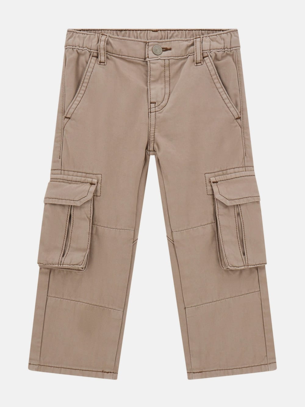 Rigid Gabardine Cargo Pants (2-7) - Guess
